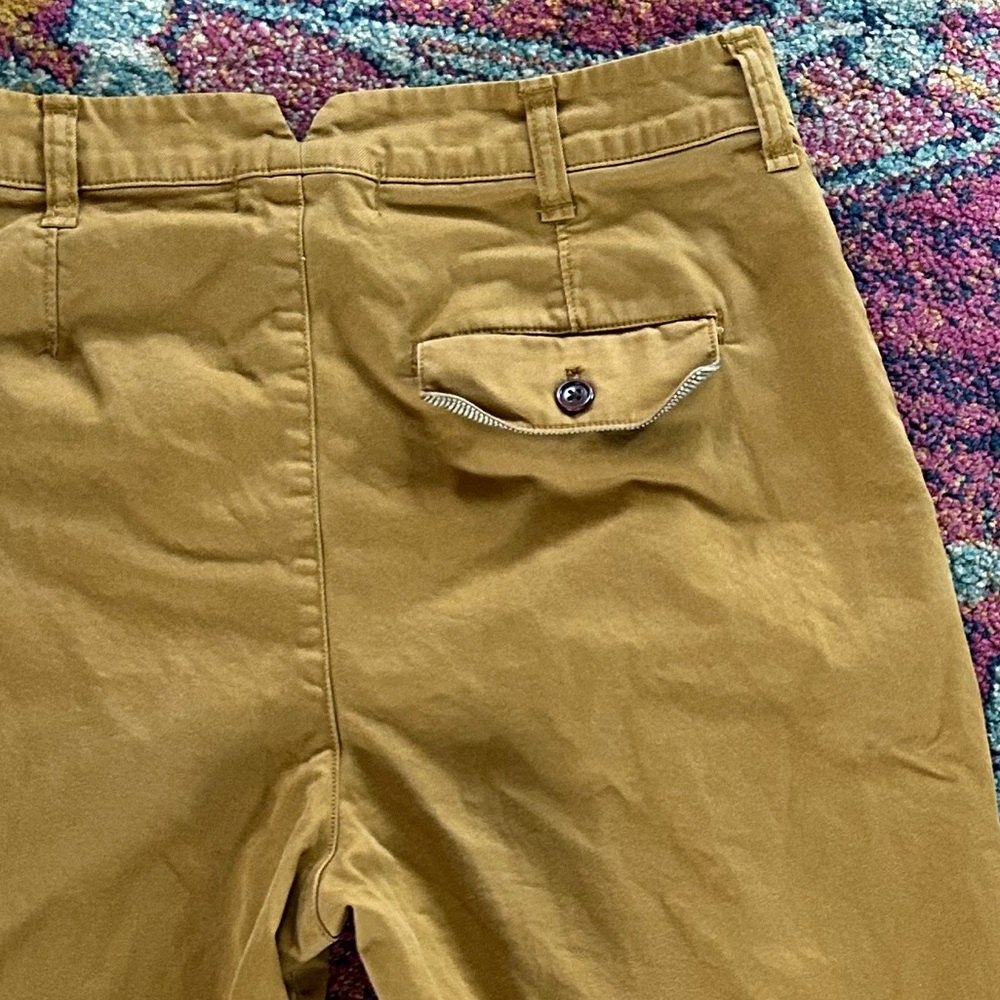 Alex Mill | Women’s Cognac Brown Pleat Front The Boy Pant Ankle Chino Pants Sz 4 - Picture 10 of 16
